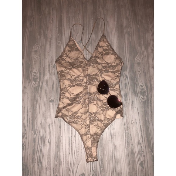 AKIRA Tops - Akira Lace Bodysuit
